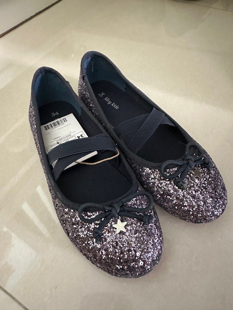 Mango Kids Blue Ballet Flats Babies Kids Babies Kids Fashion