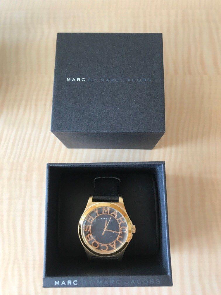 Marc By Marc Jacobs Henry Skeleton Black Dial MBM1246 Womens Watch