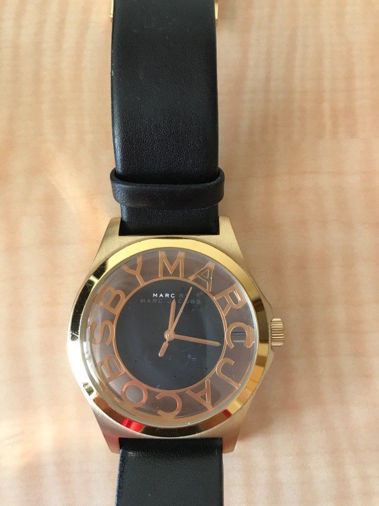 Marc By Marc Jacobs Henry Skeleton Black Dial MBM1246 Womens Watch