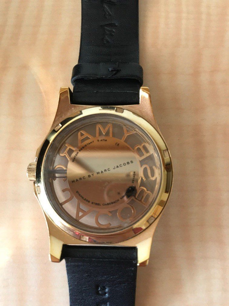 Marc jacobs henry skeleton watch store