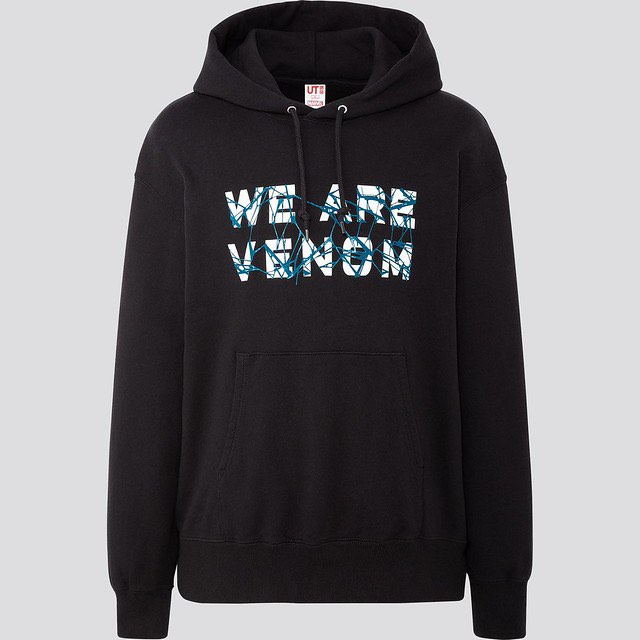 Marvel x Uniqlo Venom Hoodie Men s Fashion Tops Sets Hoodies on Carousell