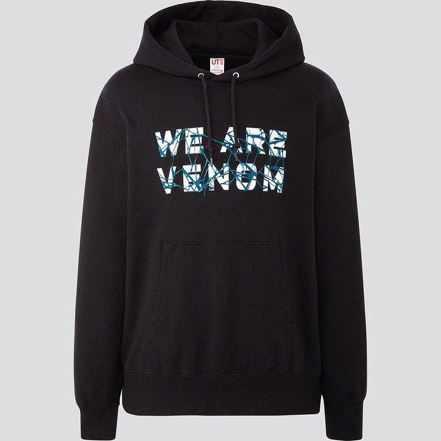 Marvel x Uniqlo Venom Hoodie Men s Fashion Tops Sets Hoodies on Carousell