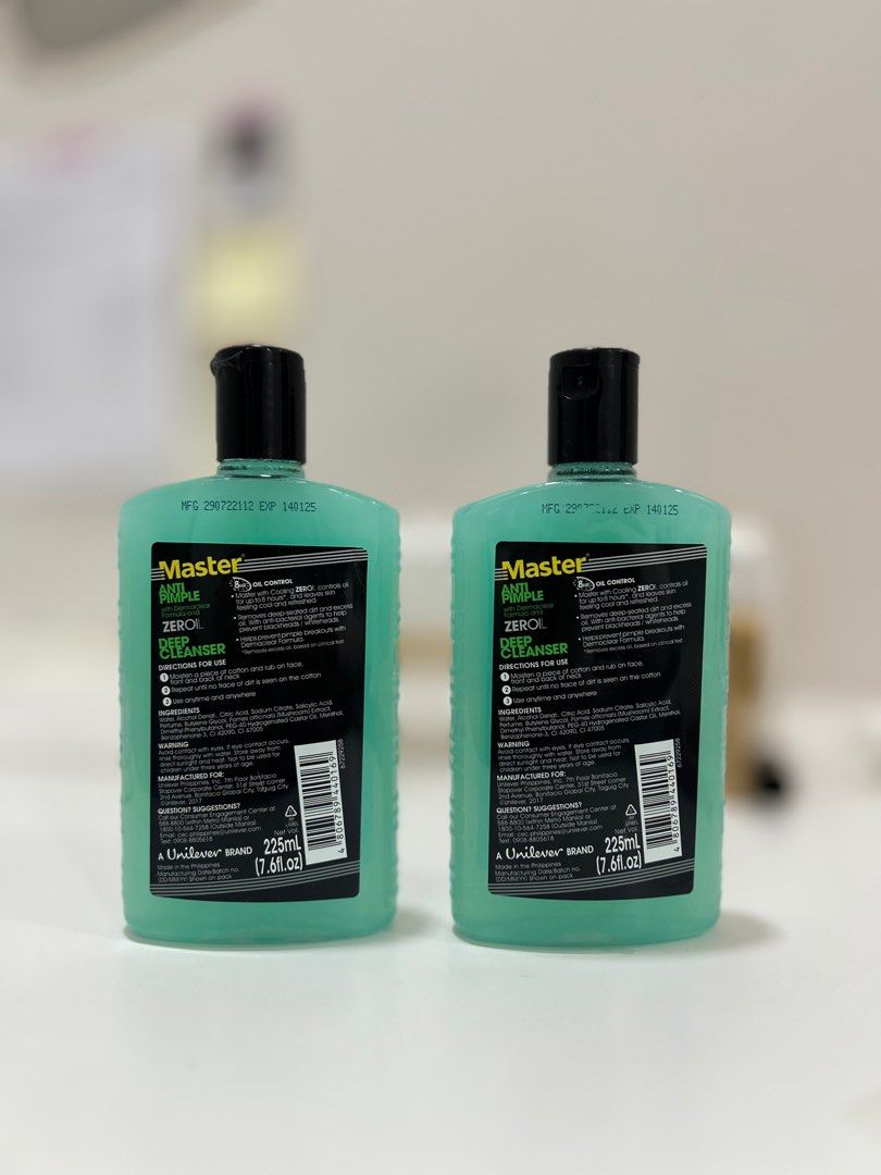 Master Anti Pimple Deep Cleanser (Category: Face Care) located in Santa Rosa. Submitted by zoeydeguzman (Listing ID 1279318306, Image 2). Description: ₱130 for 1 pc. ₱240 for 2, save ₱20.