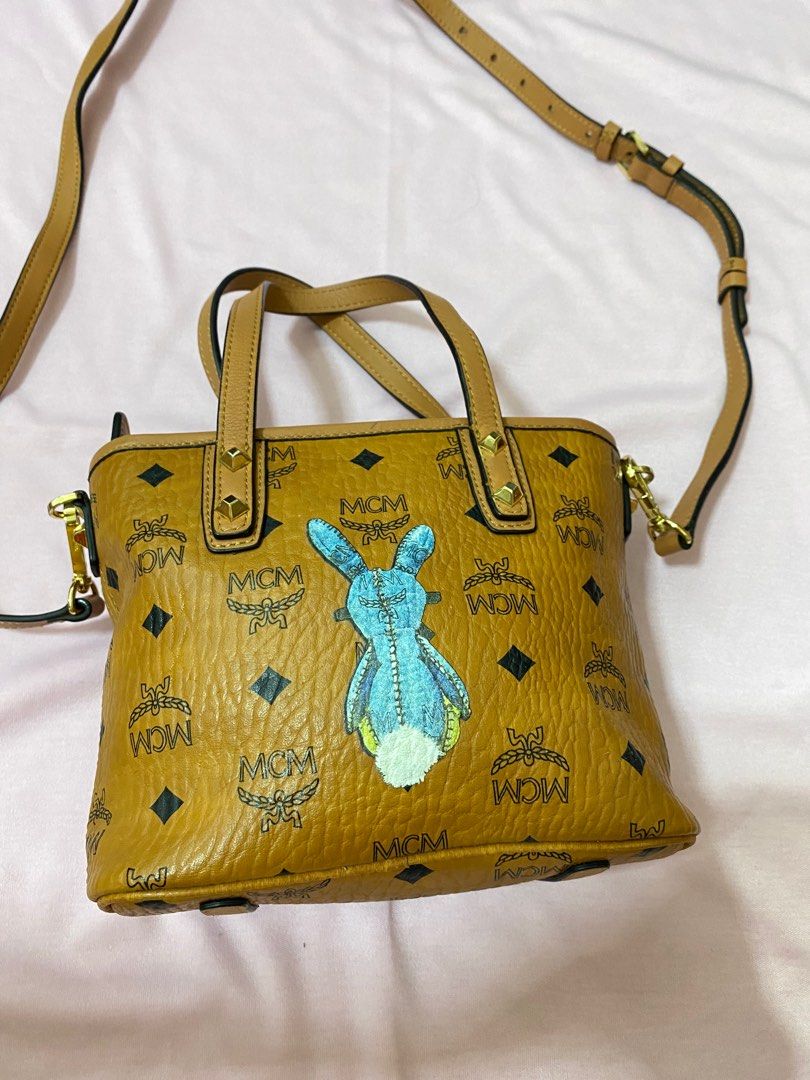 Mcm rabbit tote bag sale