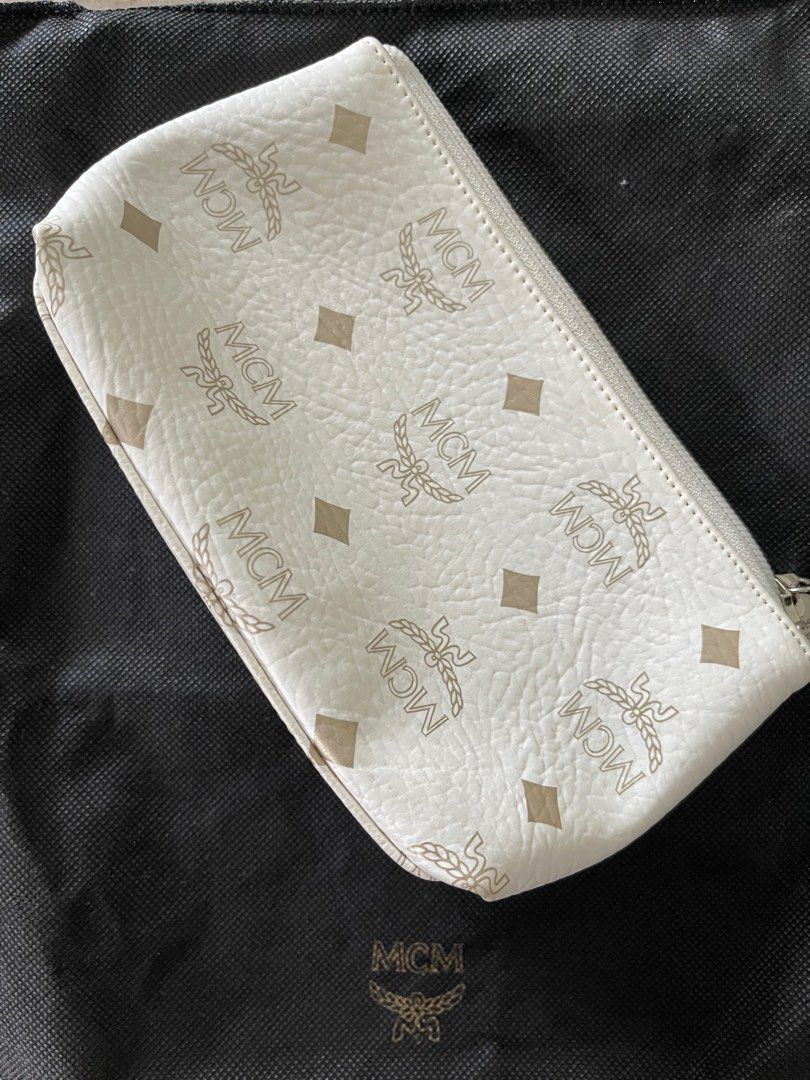 Mcm makeup bag on sale