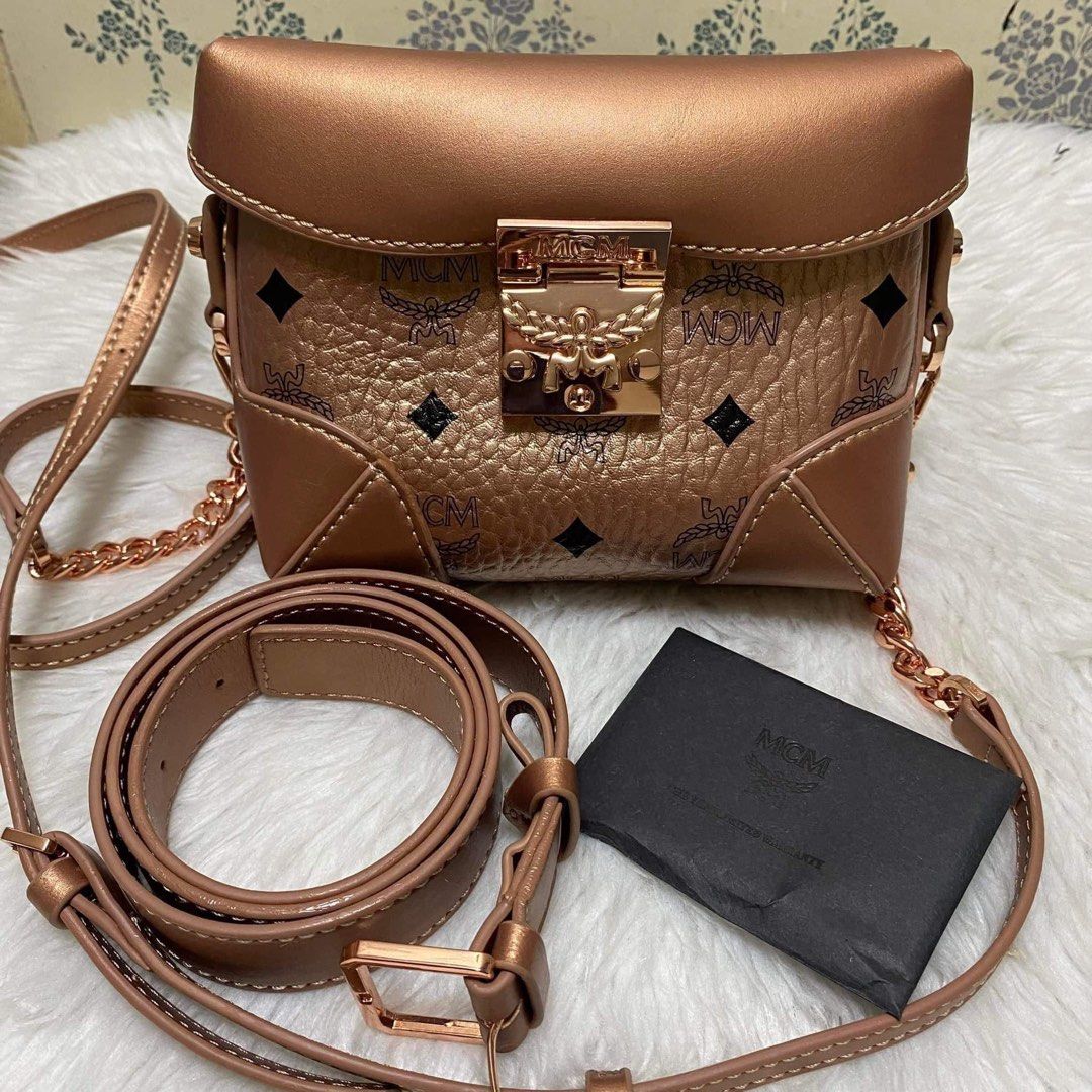 MCM ROSEGOLD MINI BAG
