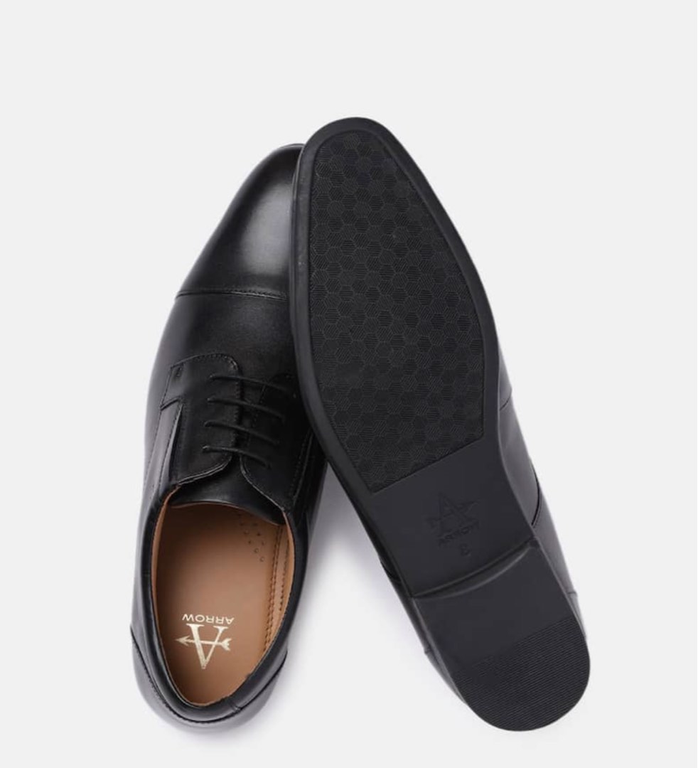 Pure leather black formal shoes online