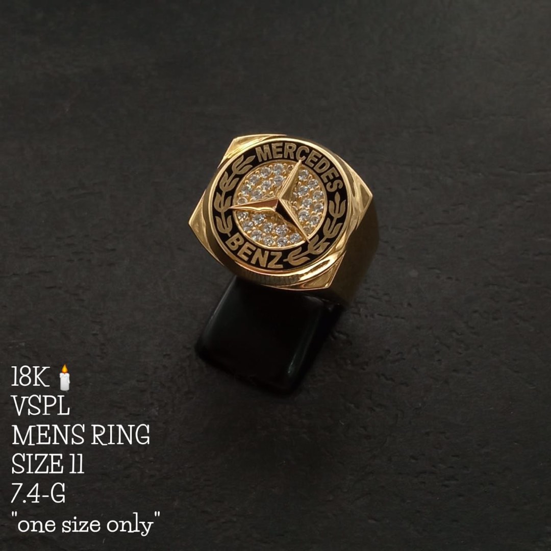 Mercedes Benz Mens Ring