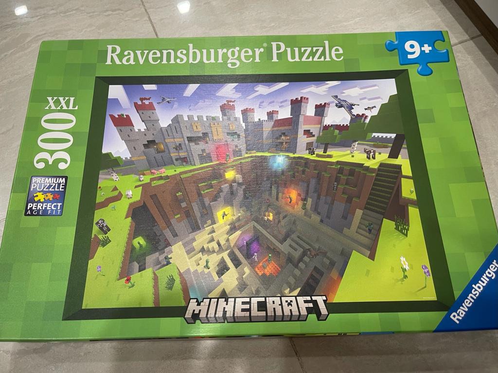 Minecraft Jigsaw Puzzle, Hobbies & Toys, Toys & Games on Carousell