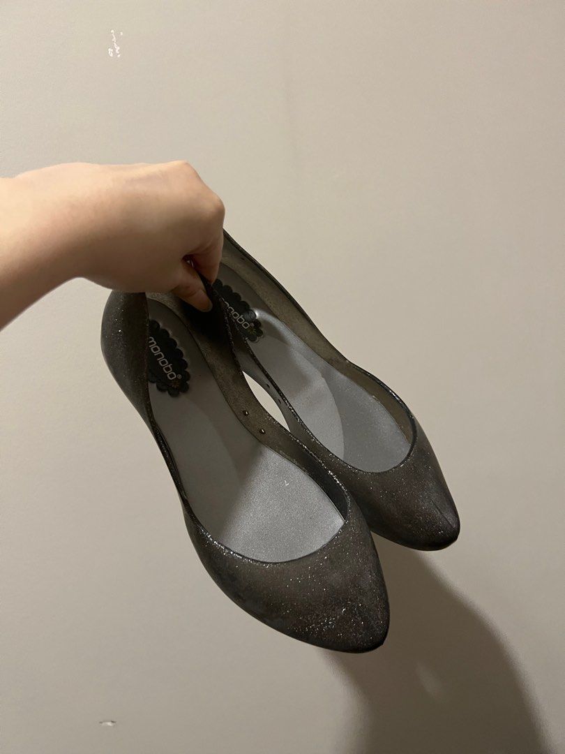 Jelly ballet flats sales