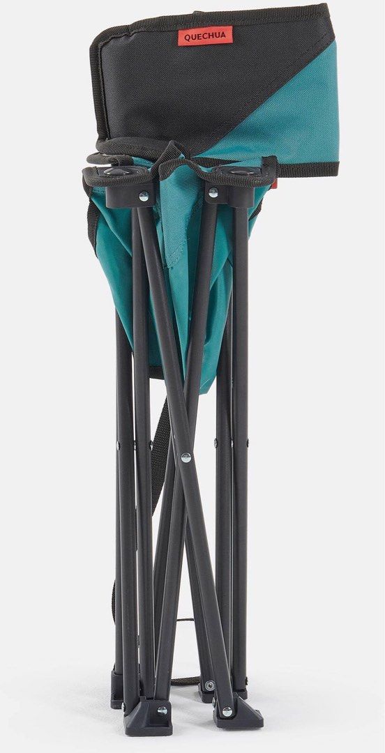 Mountain Hiking Low Folding Camping Chair Quechua MH100 Blue