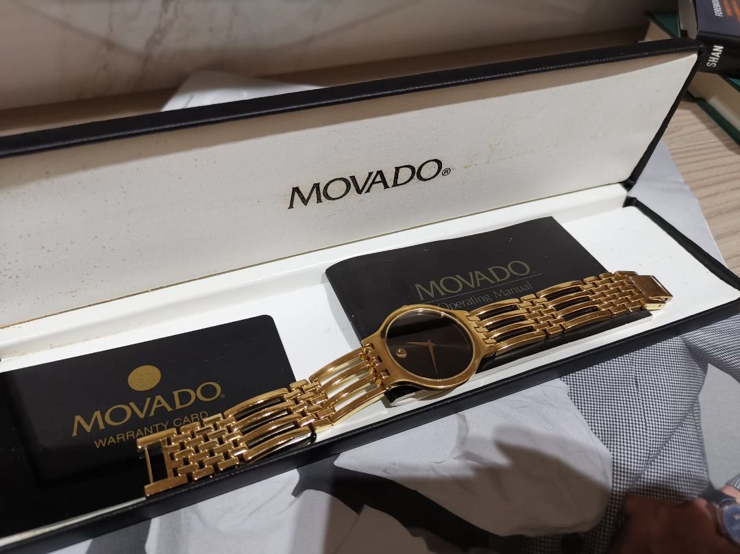 All gold discount movado watch
