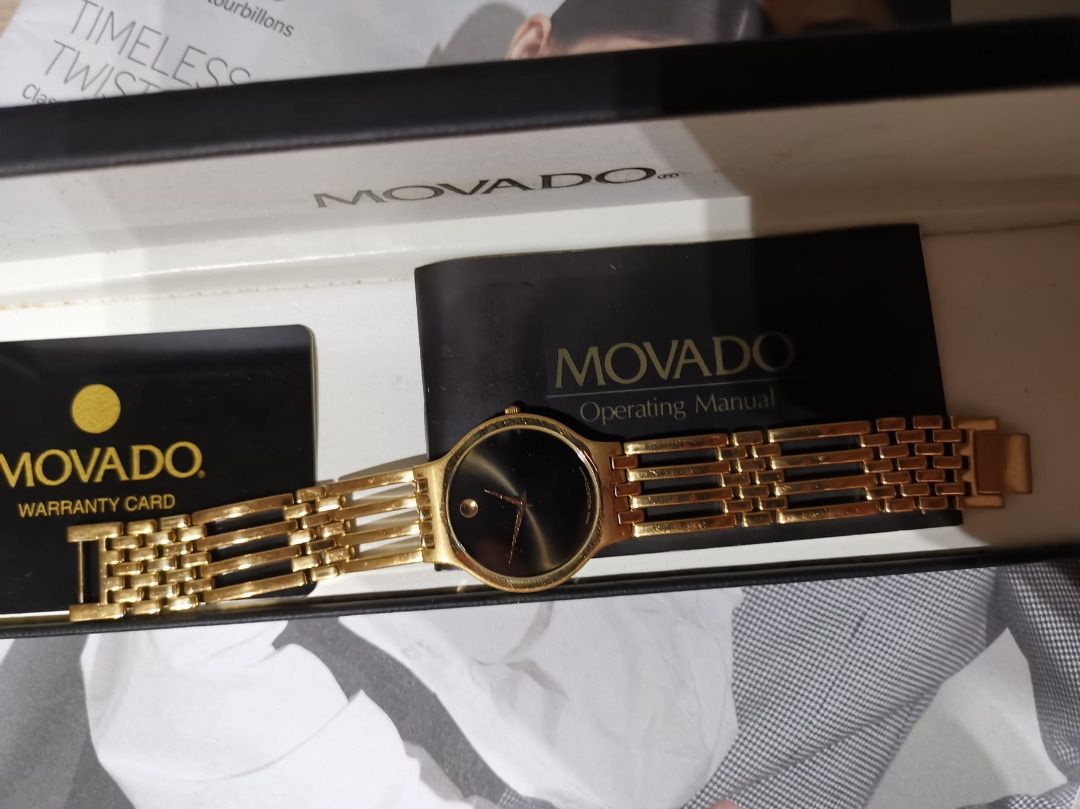 Movado esperanza mens gold shop