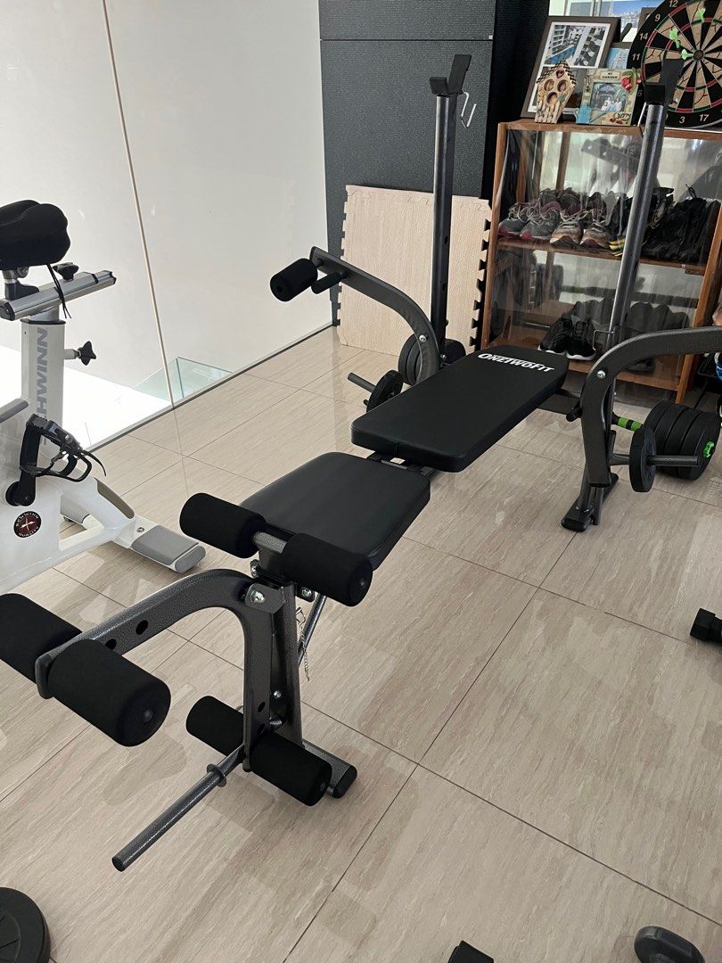 Multi Workout Bench, Sports Equipment, Exercise & Fitness, Weights