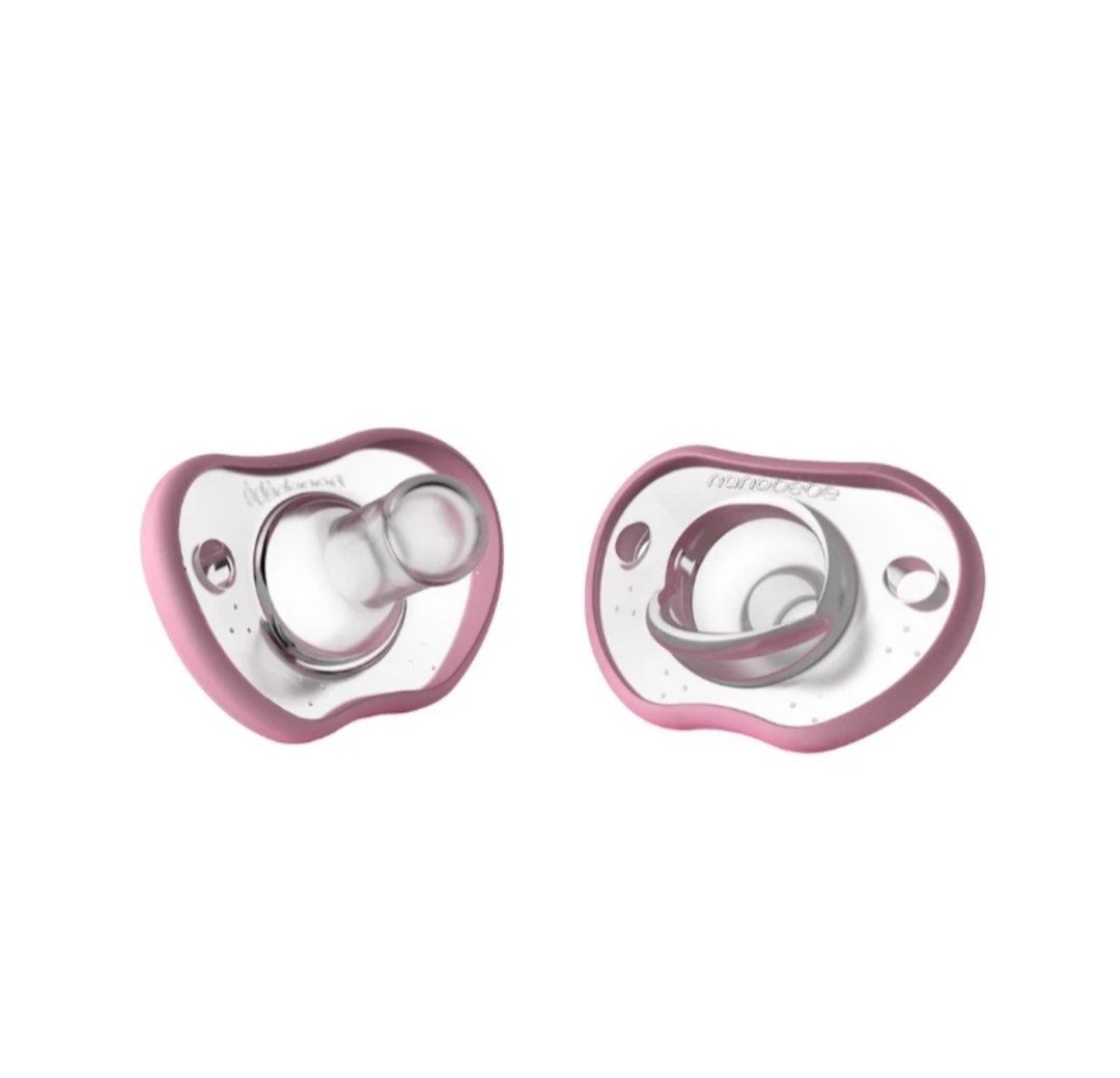 Nanobebe Flexy Pacifier - Twin Pack (Pink) (Category: Soothers & Pacifiers) located in Quezon City. Submitted by cdgextra (Listing ID 1279311394, Image 1). Description: Bought for 799, not including shipping yet. No more box! Not used at all. Just took it out of the box and was in sealed storage..