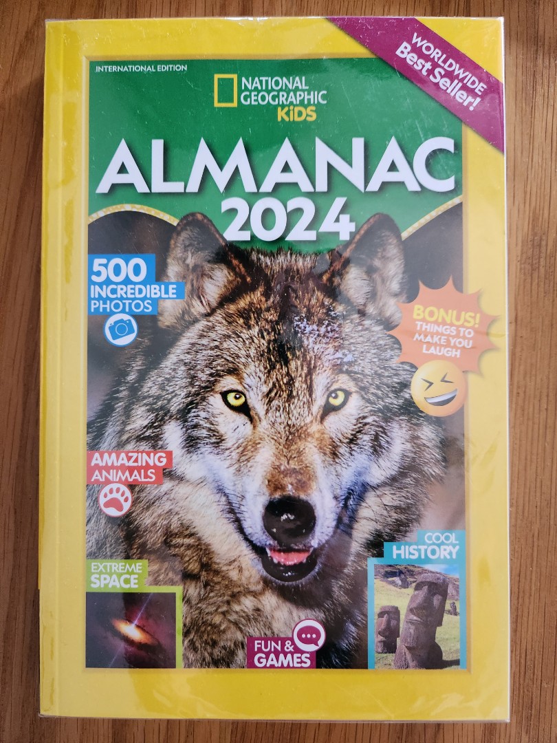 National Geographic Kids ALMANAC 2024, Hobbies & Toys, Books