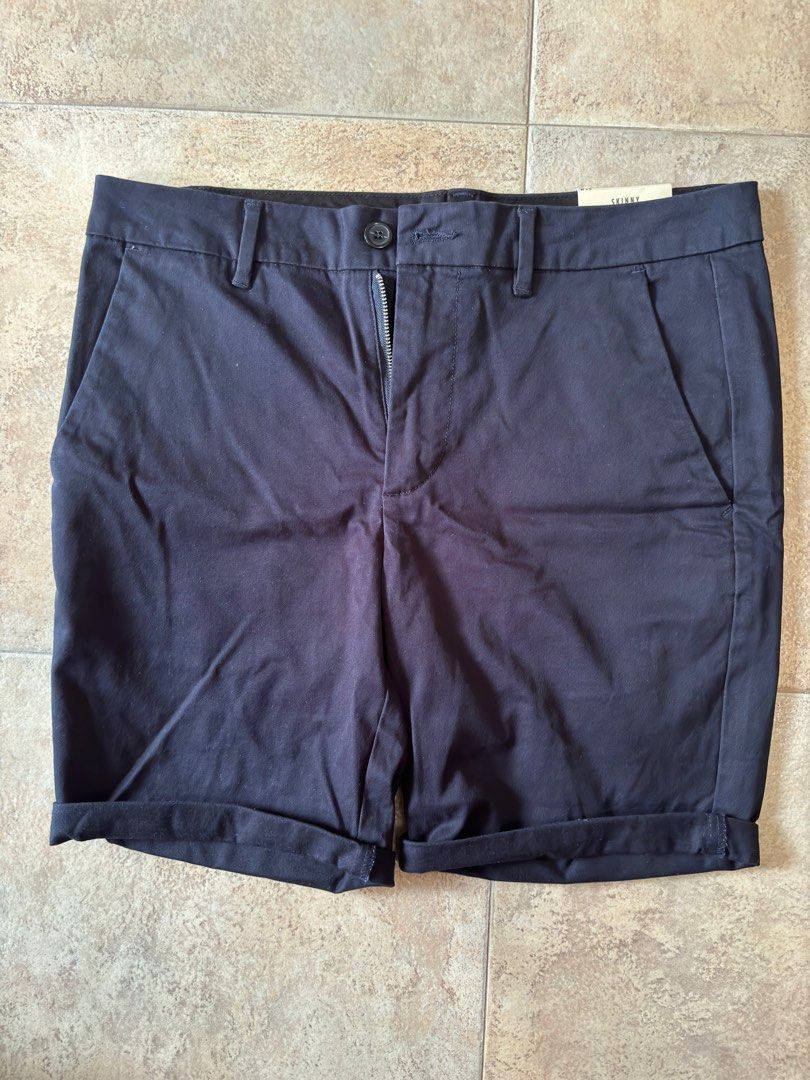 Navy Blue River Island shorts Men s Fashion Bottoms Shorts on