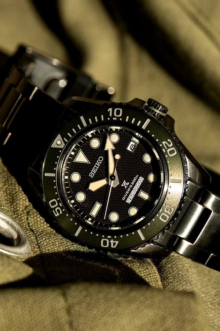 Neighborhood x Seiko Prospex Scuba Diver Men s Fashion Watches