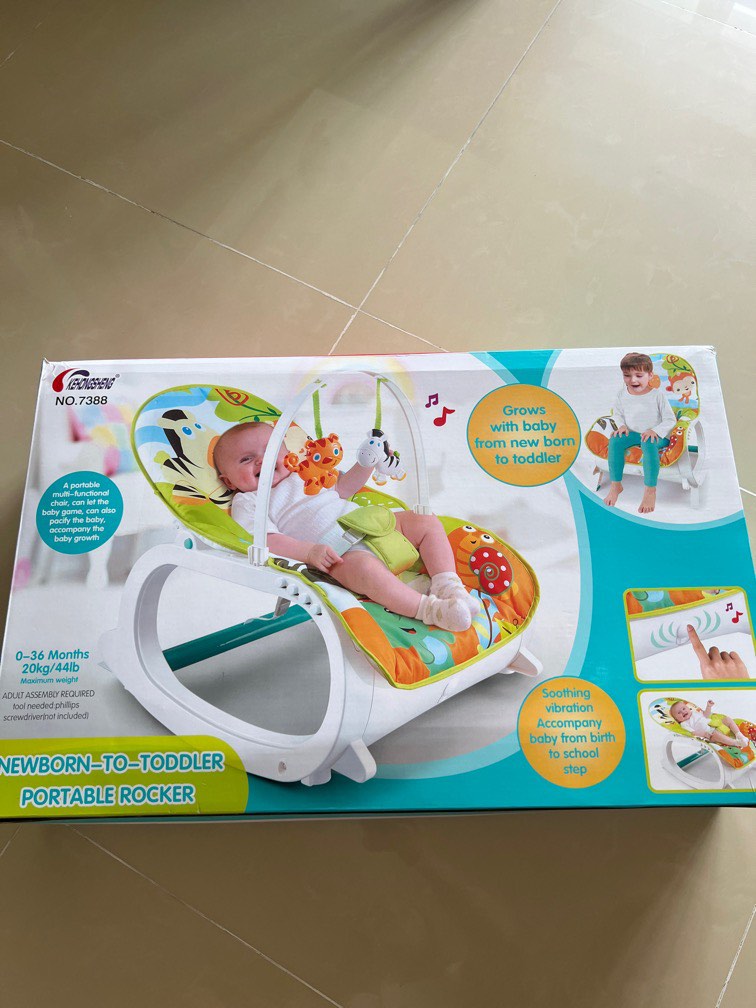 Jubilant Baby Portable Rocker Newborn to Toddler Portable Baby Rocker, Babies & Kids, Baby Nursery ...