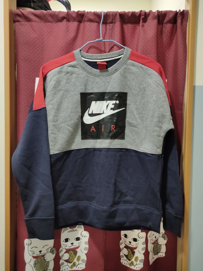 NIKE AIR TRI COLOR SWEATSHIRT M T Polo