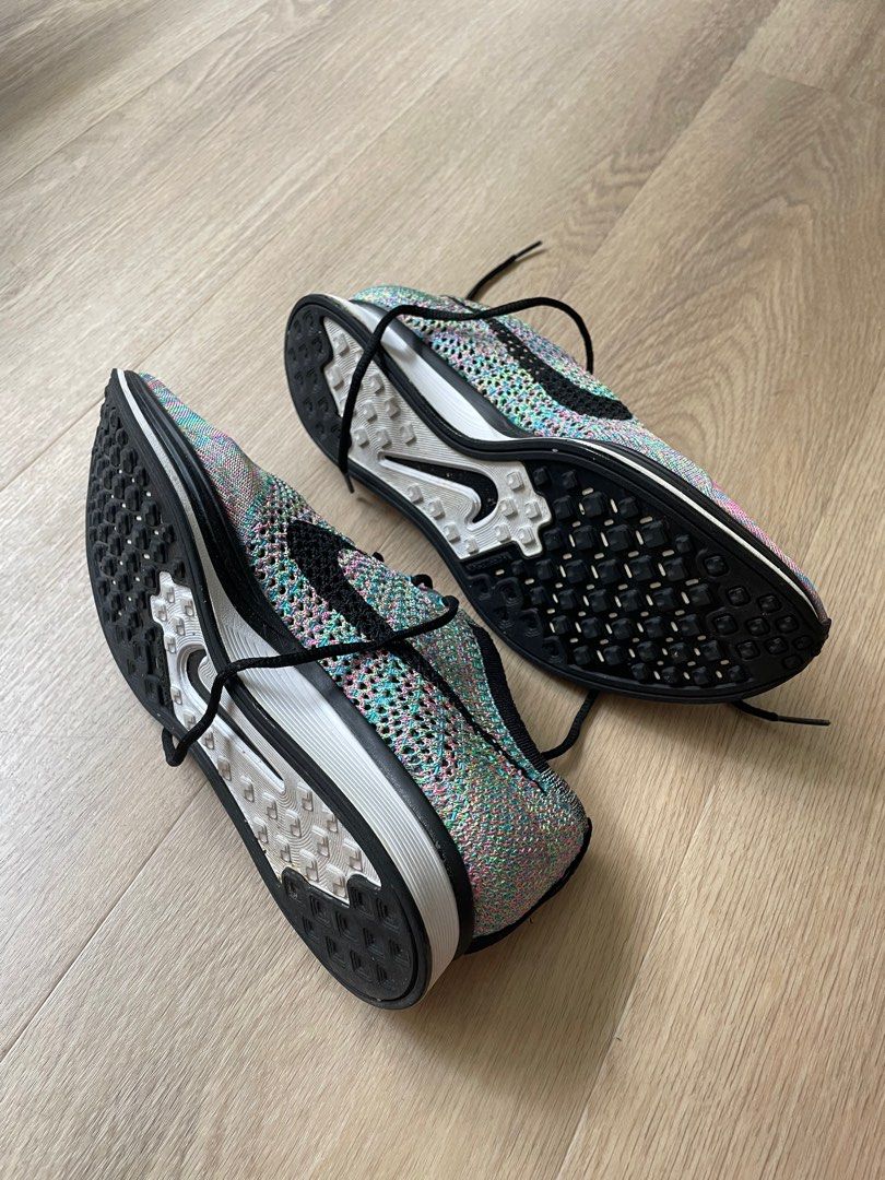 Nike flyknit racer shop homme multicolor