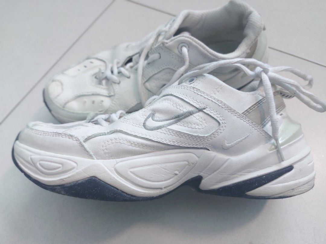 Nike M2K Tekno All White Women s Fashion Footwear Sneakers on