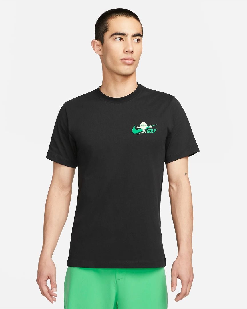 Nike Men s Golf Graphic Just Tap It In Tee T Shirt Black