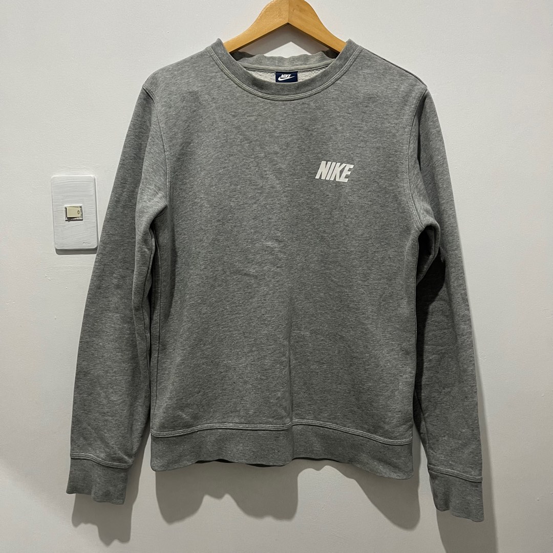 Nike mini swoosh discount oversized sweatshirt gre