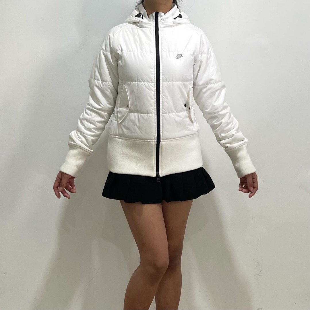 mens nike jacket white