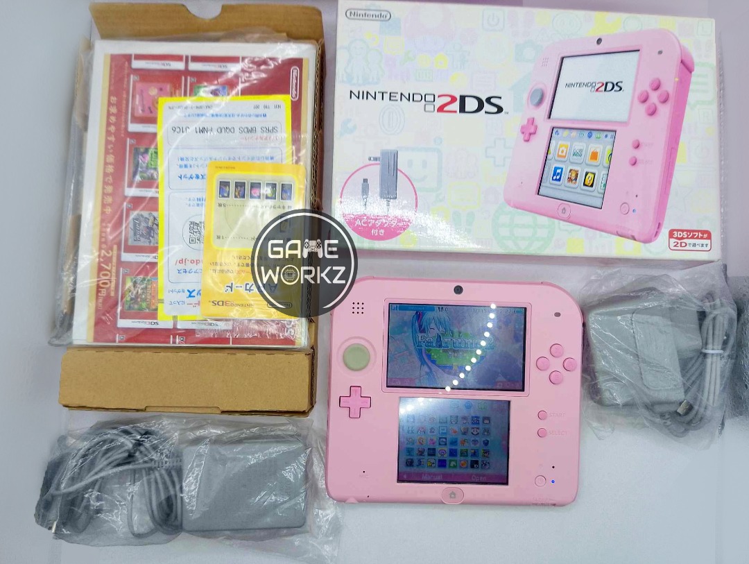 Nintendo 2DS Pink (Japan exclusive 2DS variant), Video Gaming, Video