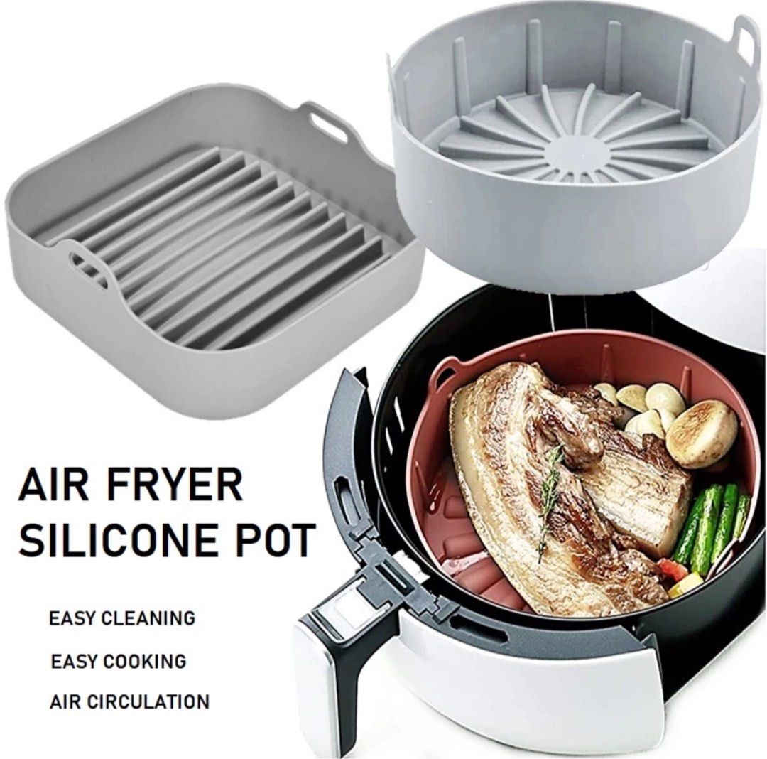 Air Fryer Accessories Air Fryer Silicone Pot With Easy Cleaning