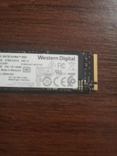 NVME m2 SSD 256 - Almost New