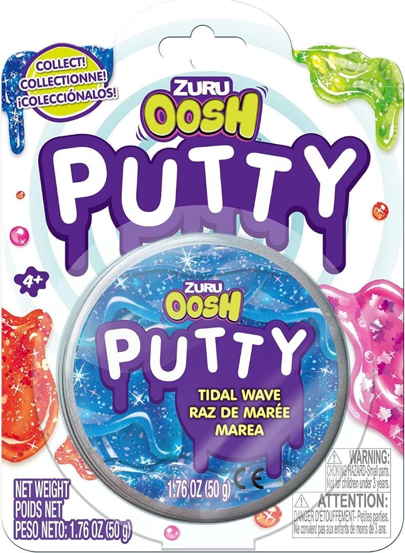Oosh Putty S4 70g by ZURU - Stretchy Bouncing Putty Slime - Ideal for ...