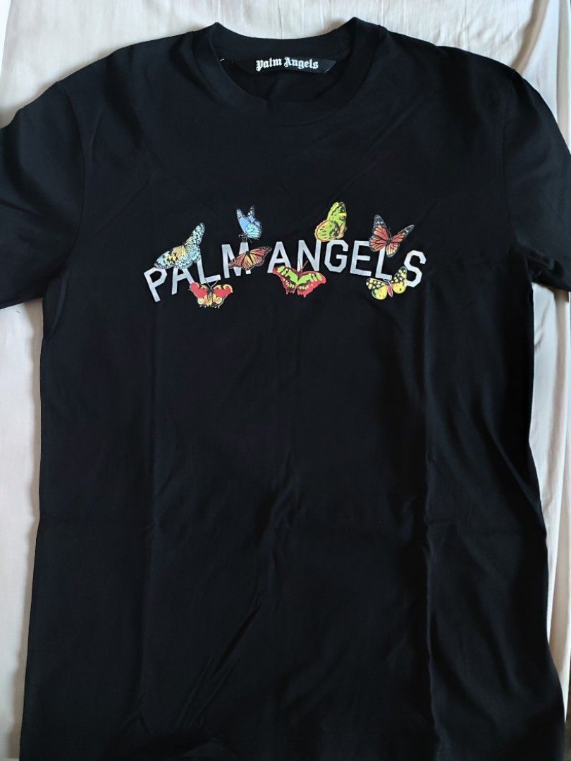 Palm Angels Butterfly Tee Men s Fashion Tops Sets Tshirts