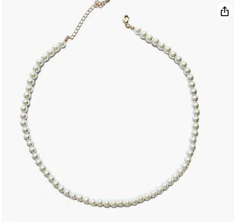 Cheap clearance pearl choker