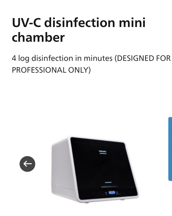 PHILIPS UV sizzle C Chamber