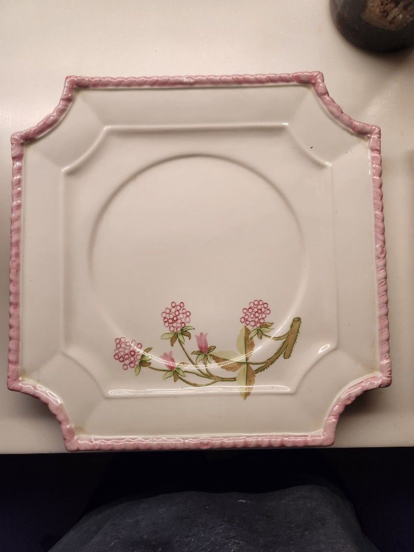 plates (Category: Dinnerware & Cutlery) located in Singapore. Submitted by raybearr (Listing ID 1279409749, Image 3). Description: ive had these plates for awhile but theyve never been used, although some of them have very small and minor chips. butterfly plates: selling one for $3, two for $5 those with minor chips or cracks will be sold for $1.50 each available (in perfect condition): 4 available (with minor chip): 1 big square plates: pink flo
