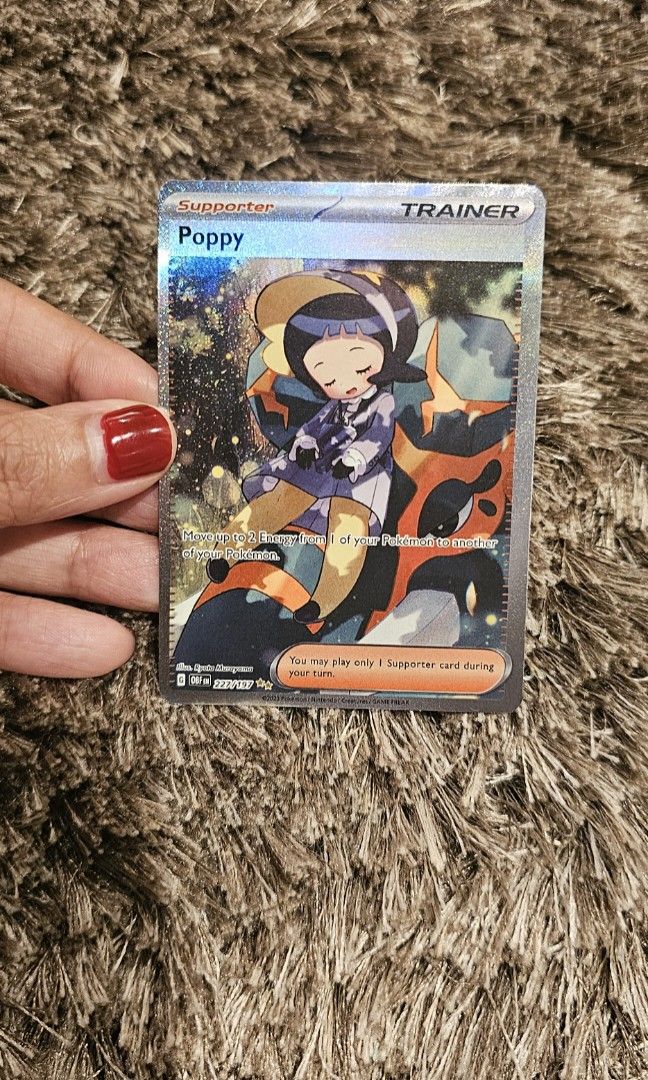 Pokemon Poppy Obsidian Flames Authentic Card, Hobbies & Toys, Memorabilia &  Collectibles, Fan Merchandise on Carousell