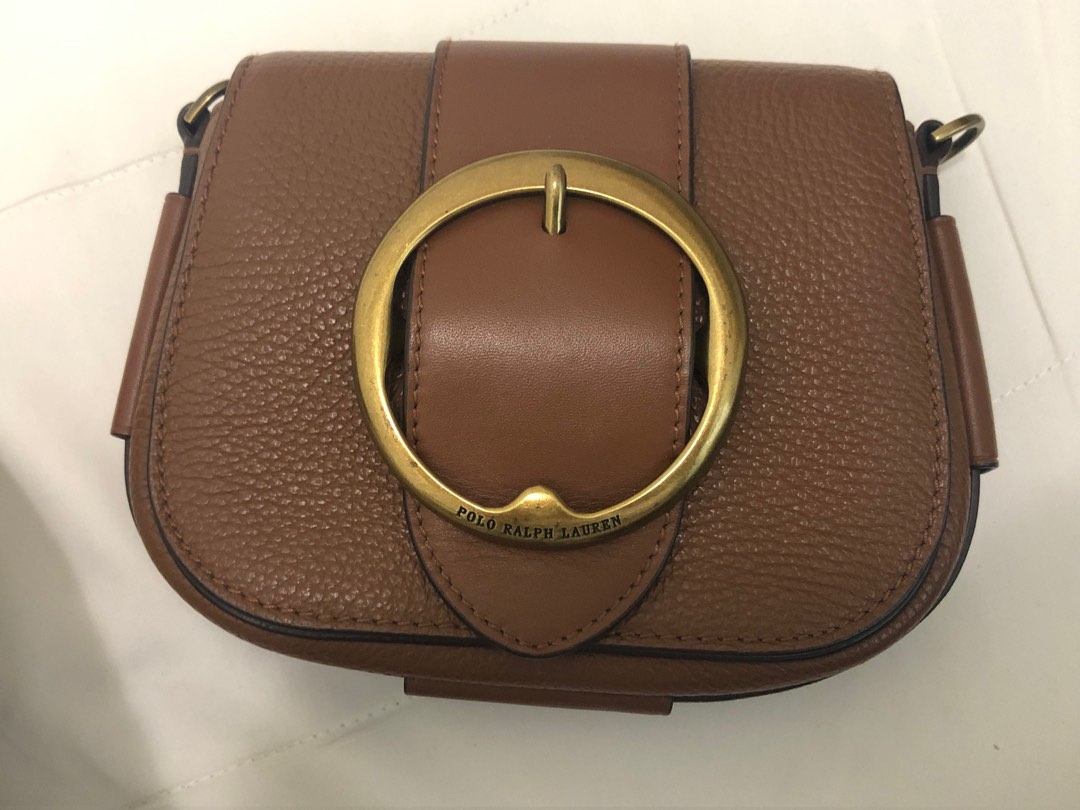 Ralph lauren pebbled discount leather lennox bag