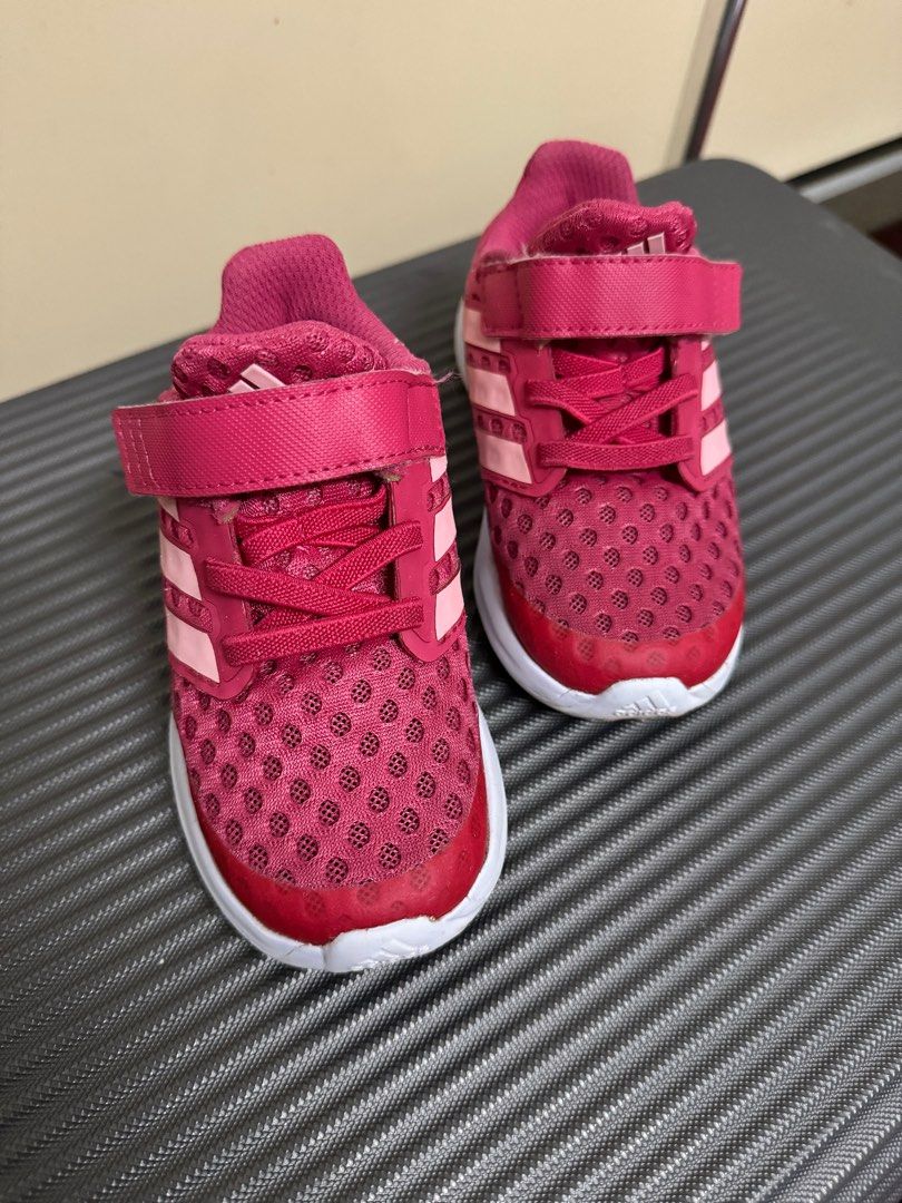 Preloved Adidas Rapidrun Shoes Pink Babies Kids Babies Kids