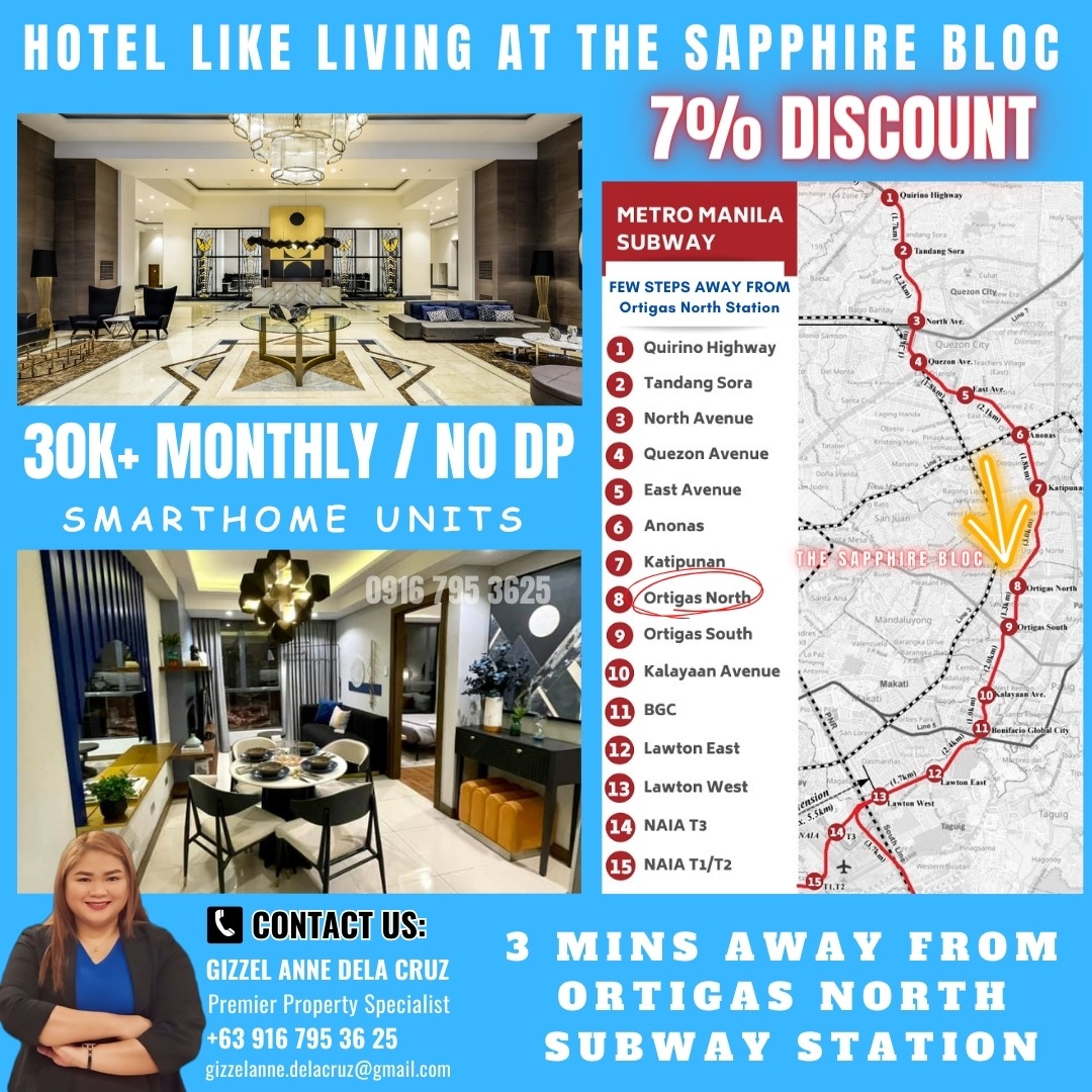 PreSelling 1bedroom Condo Units For Sale in Ortigas Pasig Near