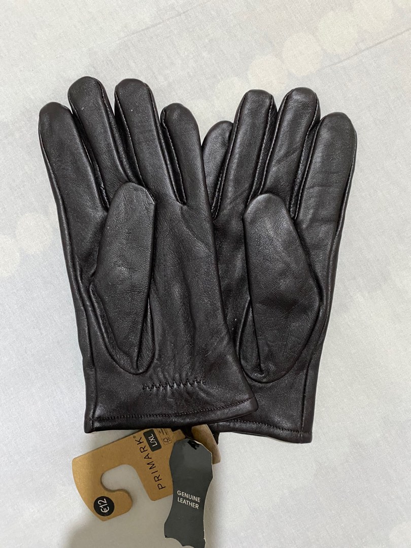 Primark Leather Gloves, Women's Fashion, Watches & Accessories, Gloves