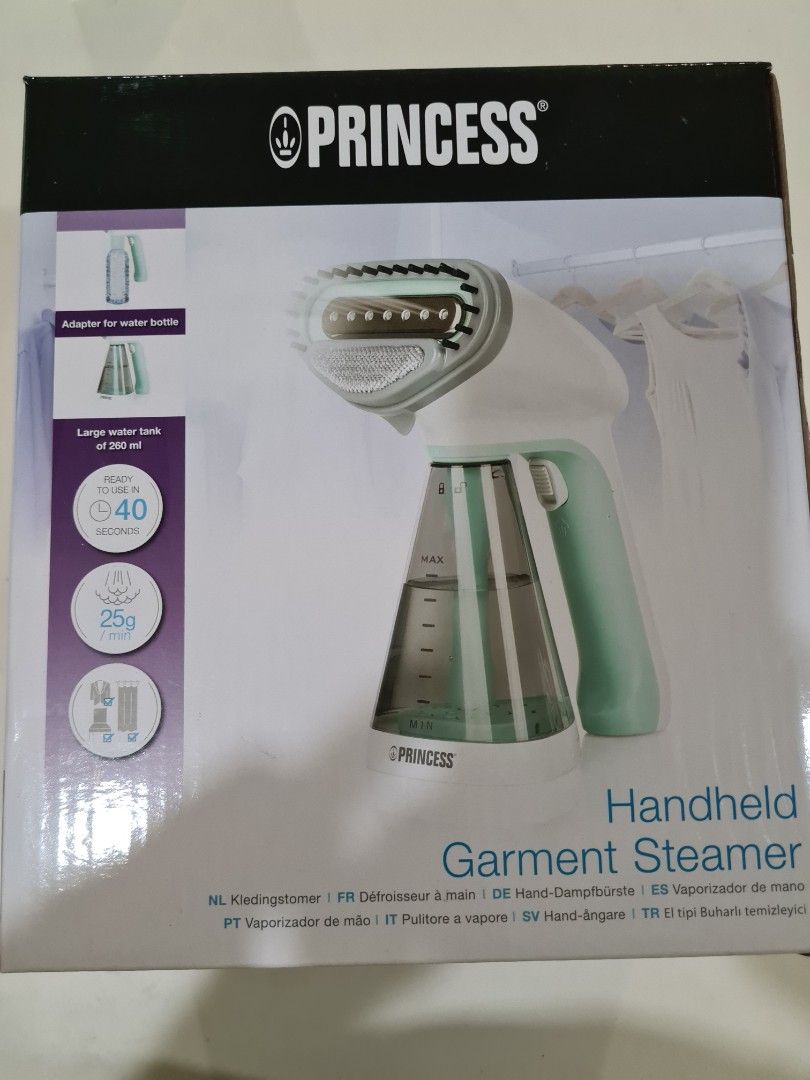 Princess handheld garment steamer, TV & Home Appliances, Irons