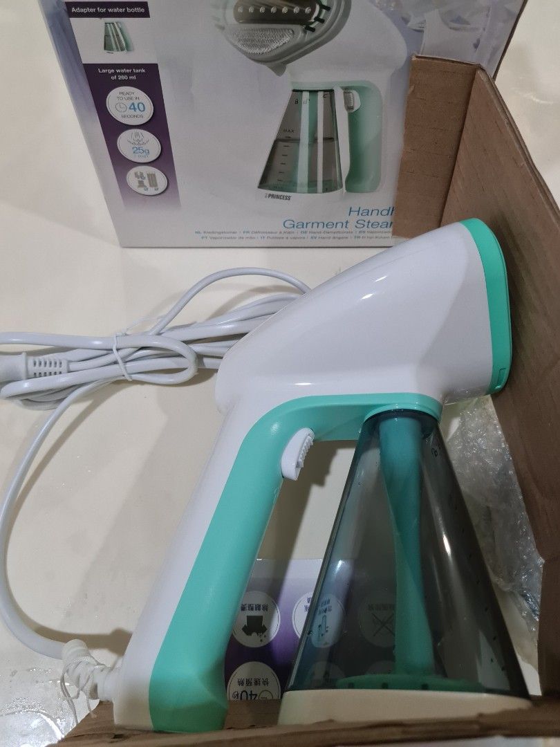 Princess handheld garment steamer, TV & Home Appliances, Irons