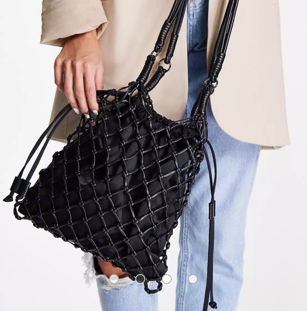 Topshop best sale woven bag