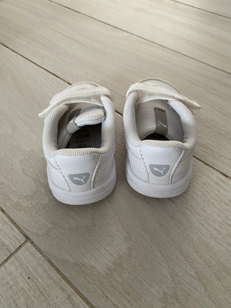 White puma infant shoes sale