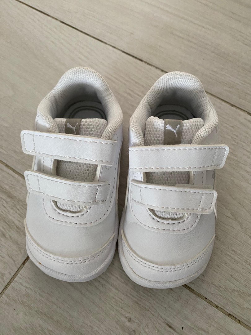 White puma infant shoes sale