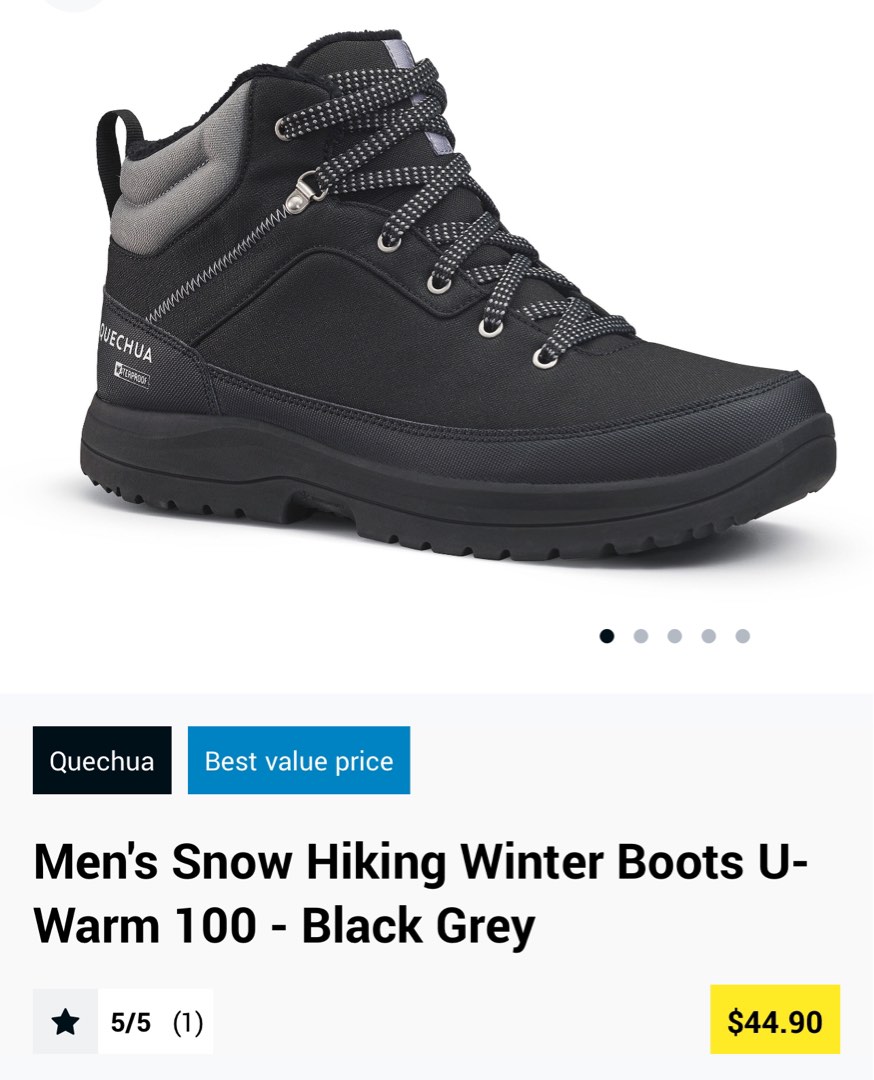 Quechua sales boots mens