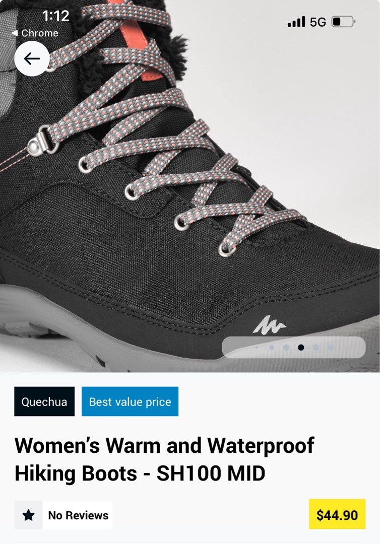 Quechua boots sales womens