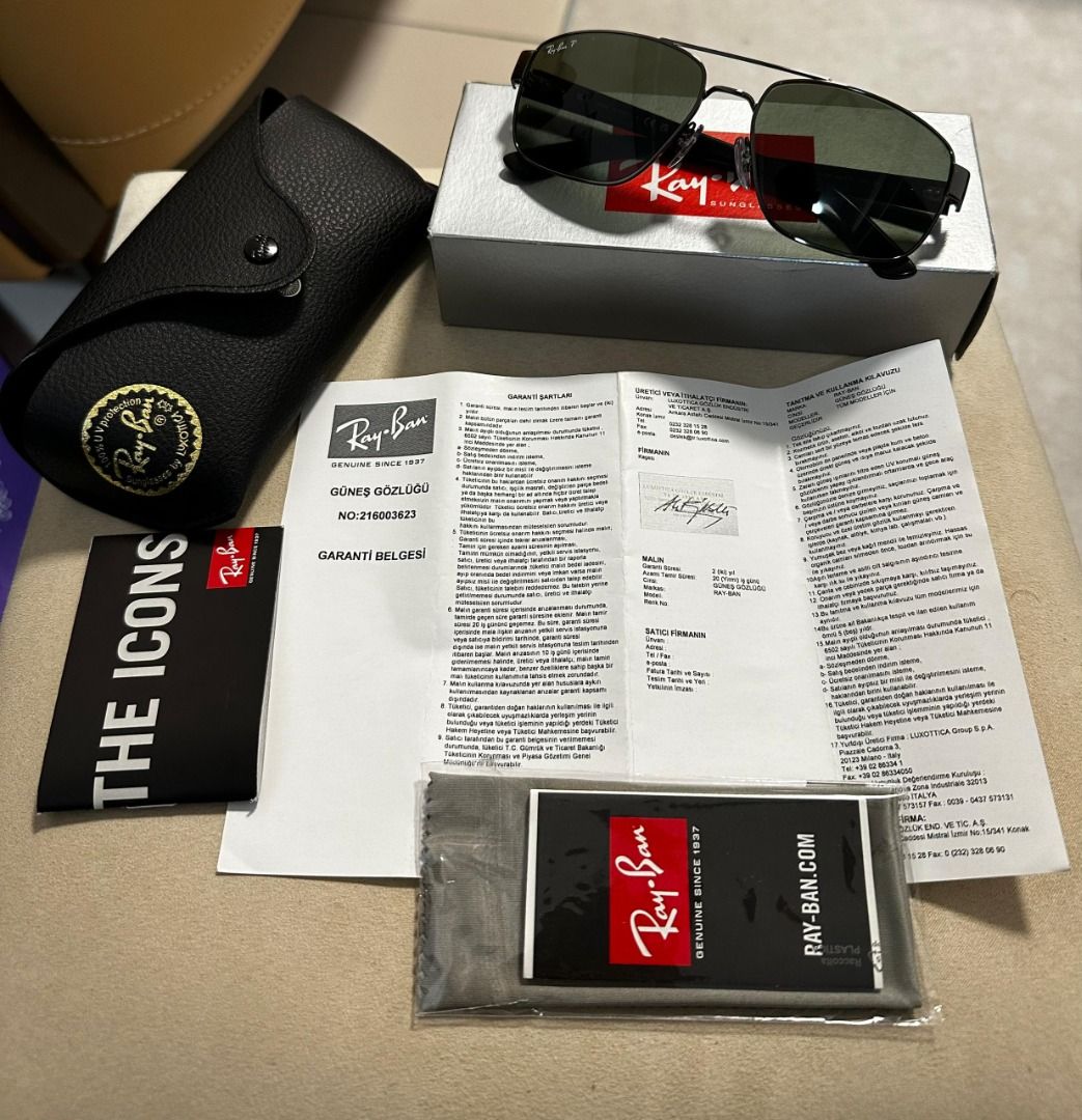 Garanti online ray ban